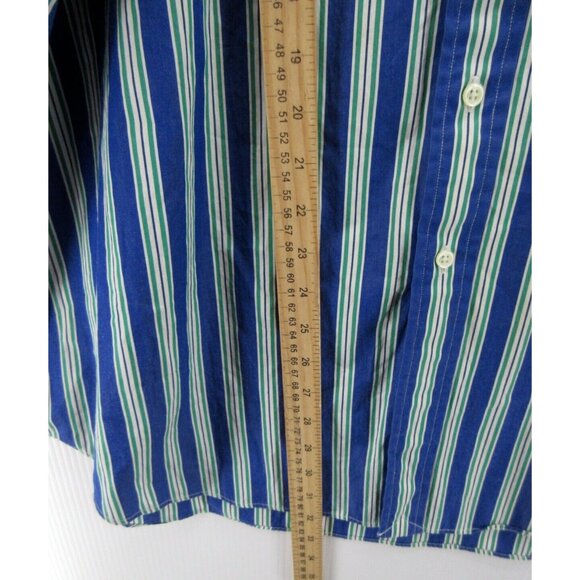 Ralph Lauren Polo Shirt XL Regent Button Up Green Pony Classic Fit - Picture 4 of 12
